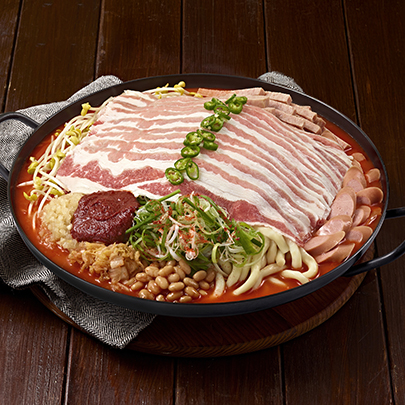 우삼겹 부대찌개